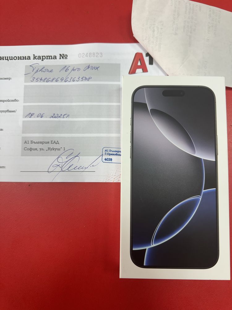 iPhone 16 Pro Max Black Titanium 256GB