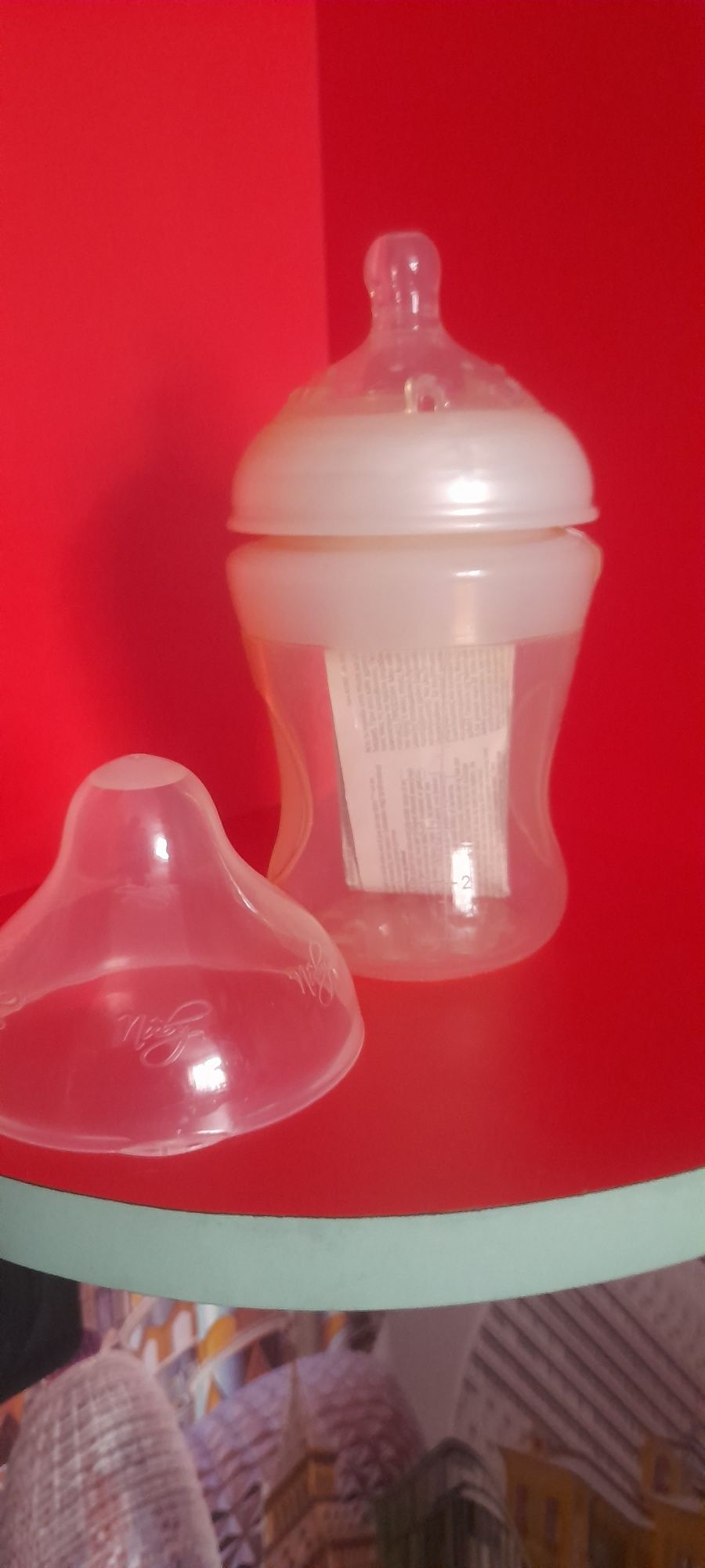 Бутылочка силиконовая для новорождённого
