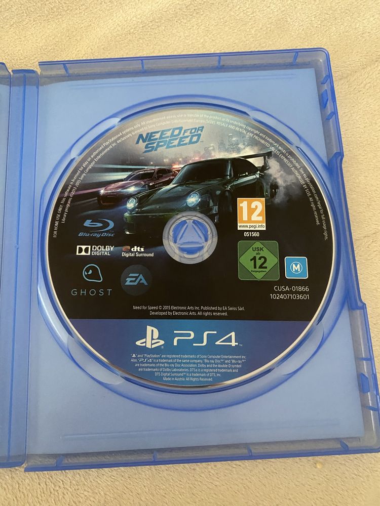 Need for speed за PS4