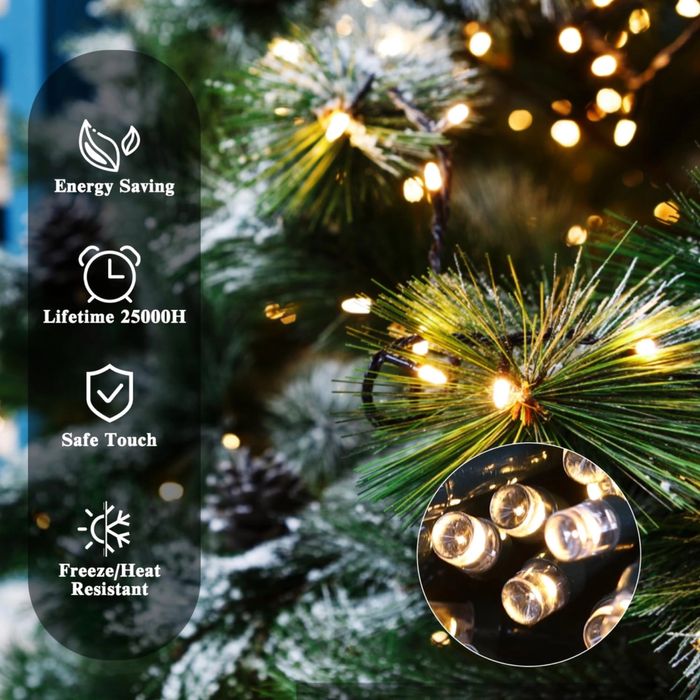 40M 300LEDs Fairy Lights Outdoor с таймер Коледни светлини