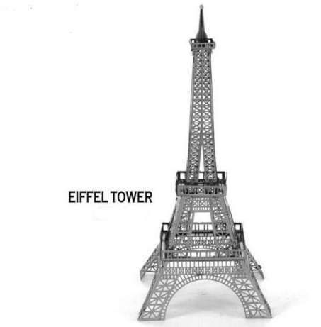 Puzzle 3D metalic - Turnul Eiffel