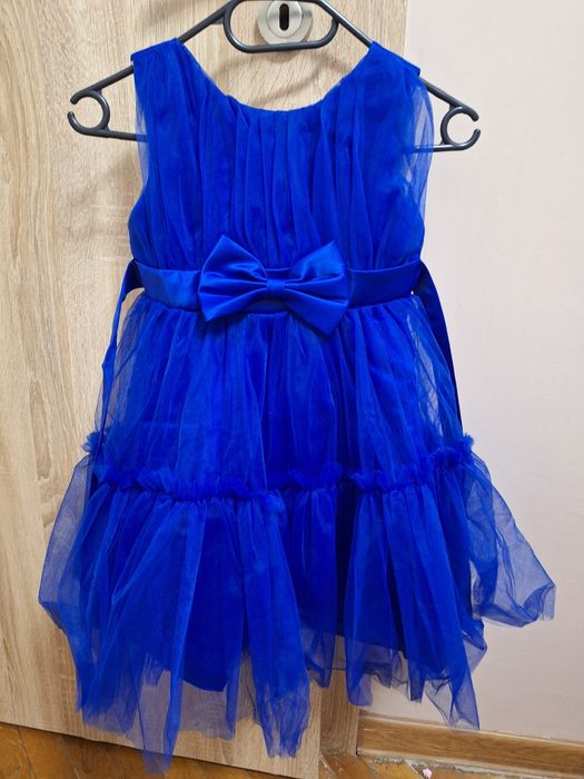 Синя детска  рокля