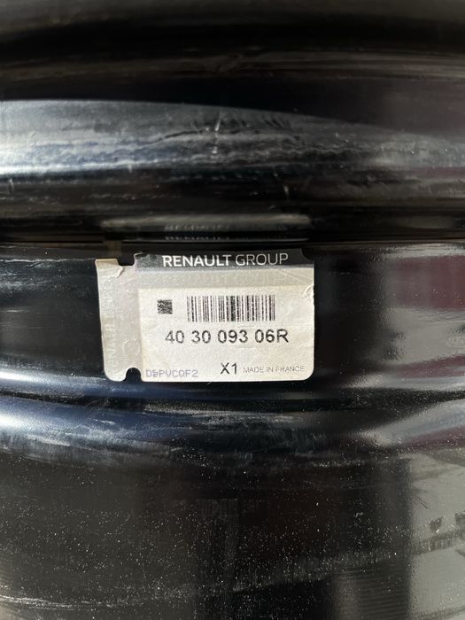 Set 4 Jante tabla R16 5x114.3 - Renault 2022.