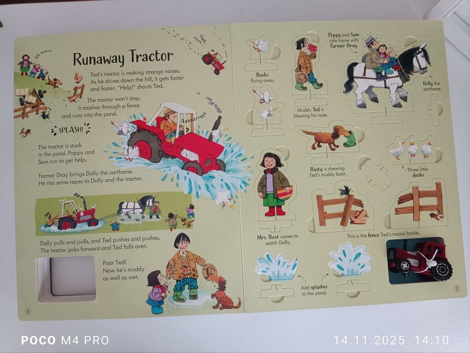 Usborne Wind Up Tractor Book