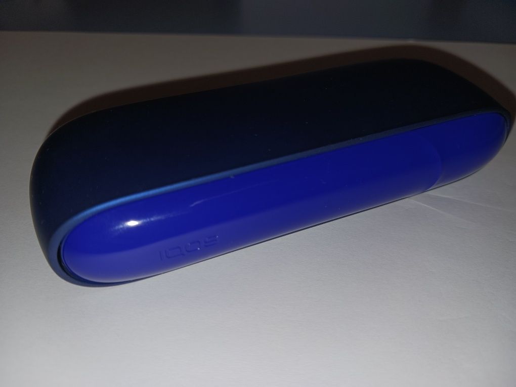 Carcasa / Pocket charger IQOS 3 DUO (blue) + perie curatare