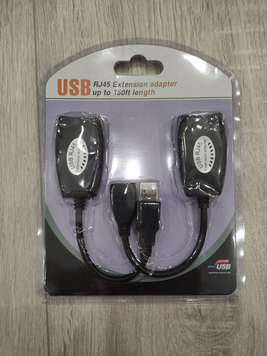 Удлинитель USB rj45 Extension adapter