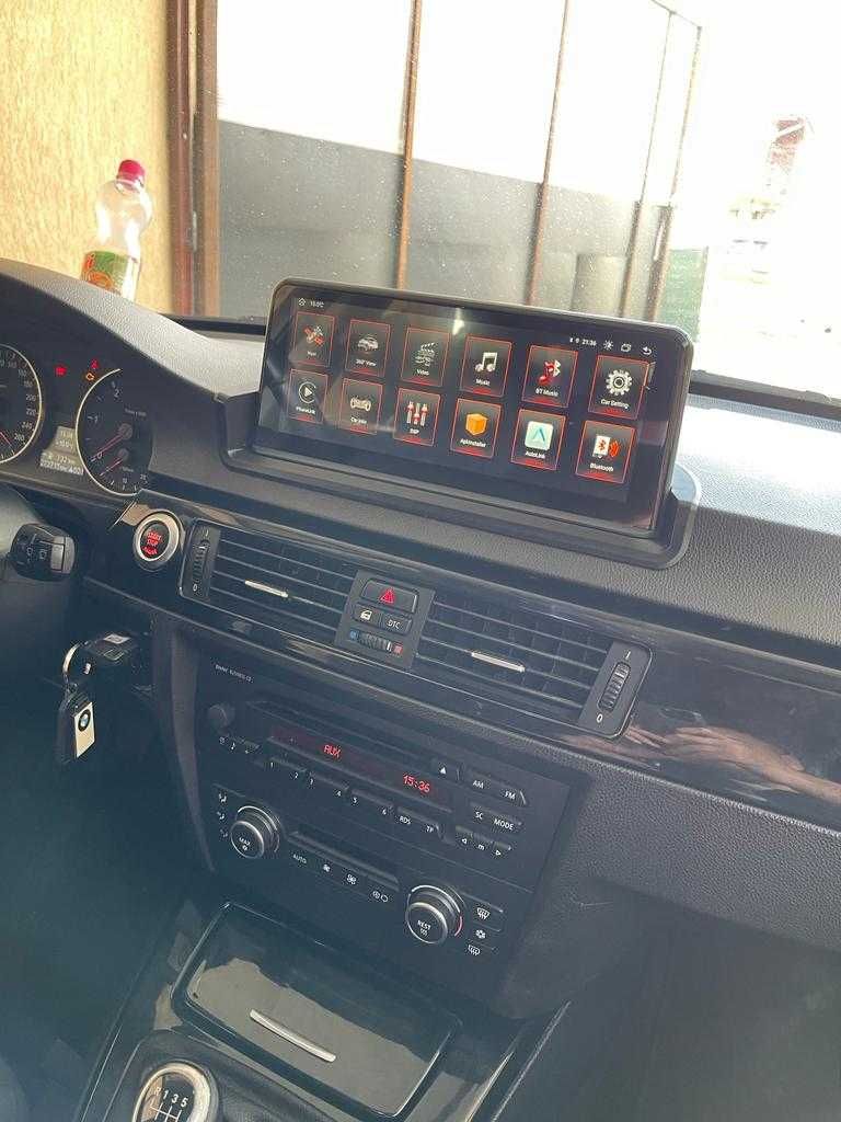 Navigatie Bmw E90 + Joystick 4/8 GB RAM Android Carplay Sim + Camera