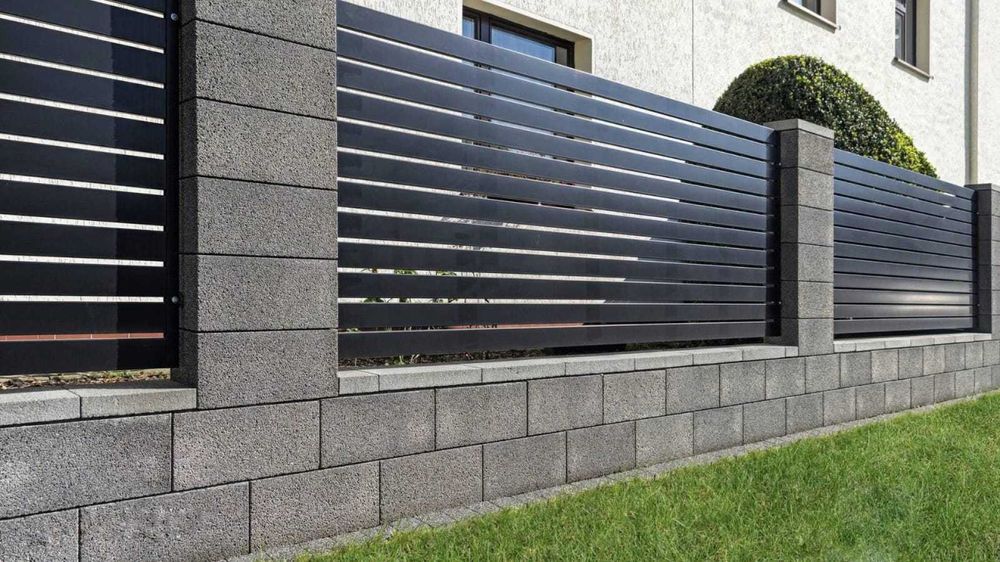 Garduri si porti stil jaluzea, sipca metalica, tabla cutata