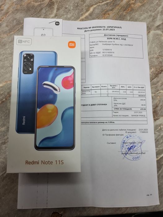 НОВ!!! Продава се телефон Redmi Note 11S
