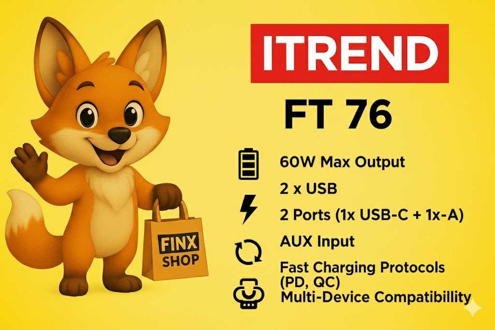 Incarcator telefon ITREND FT 76 TIP C QC 3.0 [#5044#]