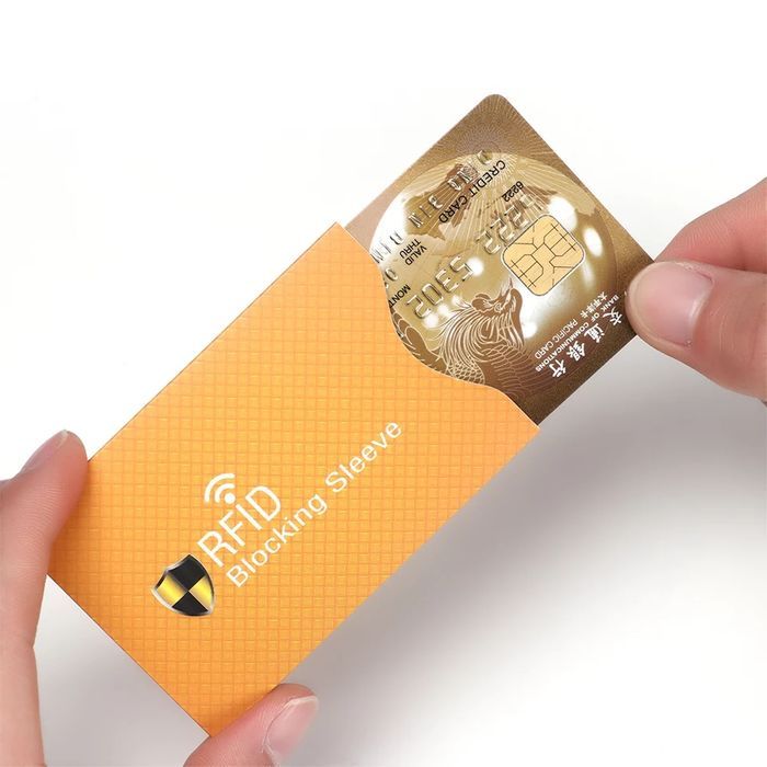 НОВО!5 БРОЯ Луксозни RFID протектори за безконтактни карти