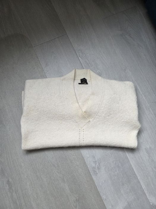 Pulover damă crem, din lana – Whit Alpaca Vessica Premium, mărimea S