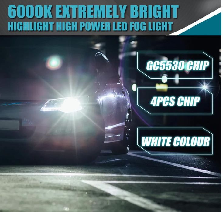 H8 H9 H11 LED Крушки за Фарове 12V 70W 6000K Ксенонови Бели