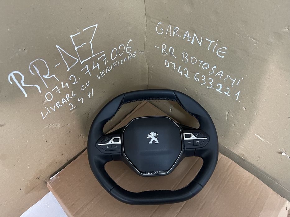 Volan complet cu comenzi airbag Peugeot 5008 3008 1.5 HDI 2017-2023