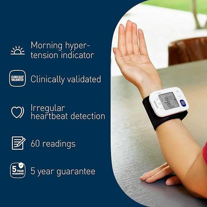 Електронен апарат за измерване на кръвно налягане за китка Omron RS4