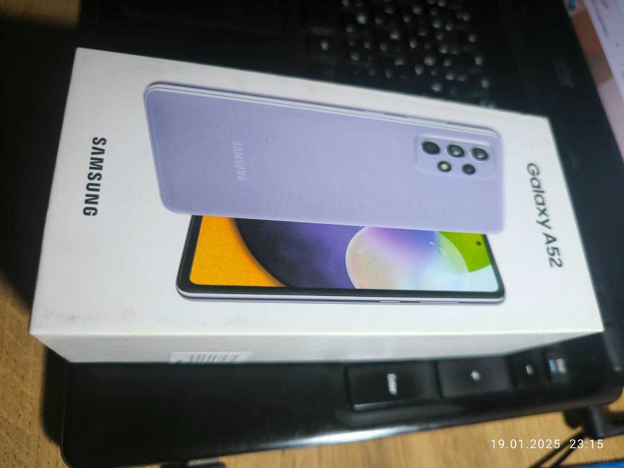 Samsung A52 4/128gb оригинал, vietnam+коробка+документ+чехол