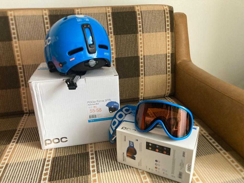 Casca si ochelari ski POC