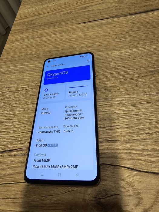 OnePlus 8T full box