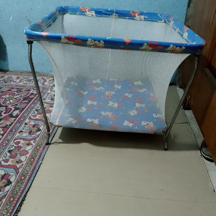 Манеж детский сины