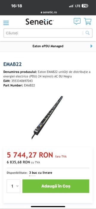 EATON EMAB22 pt Rack