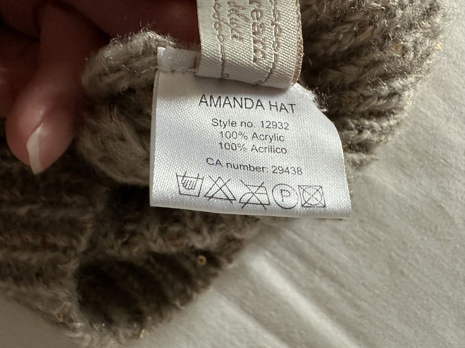 Caciula tricotata, brand Cream, culoare bej, noua