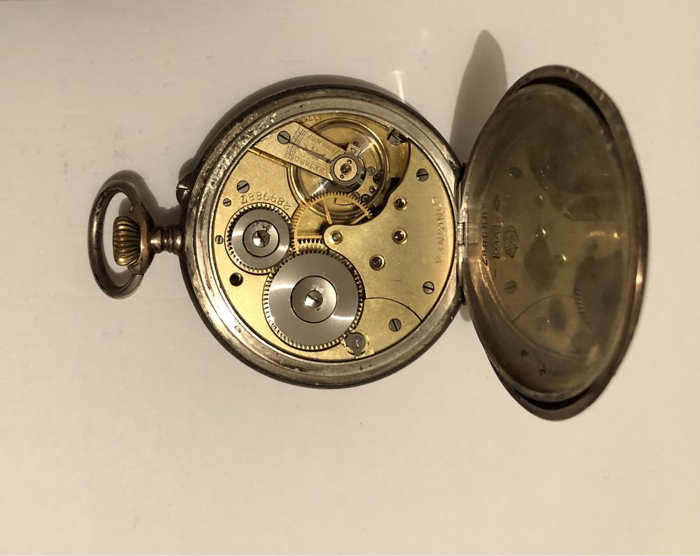 Ceas de buzunar antique,LONGINES din argint