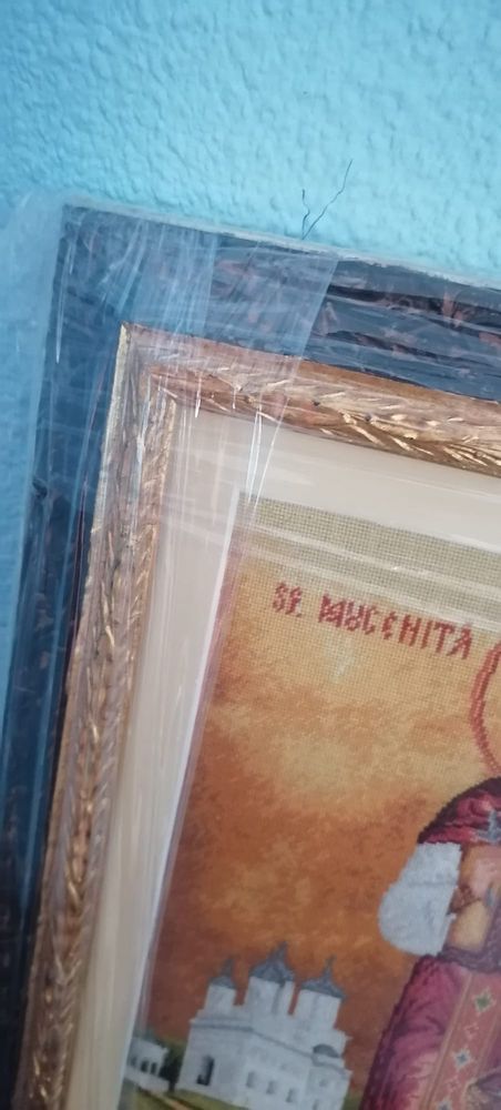 Icoana Sfanta Filofteia lucrata manual