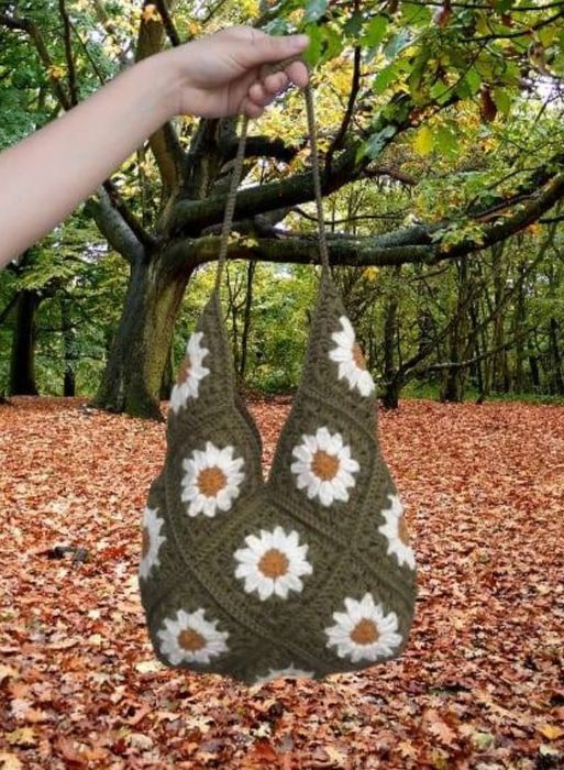 Сумка шопер, ручная работа