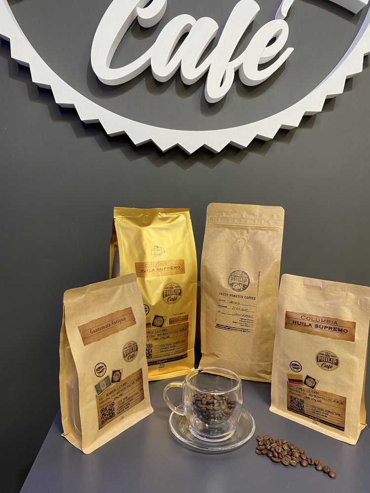 Cafea origine si pahare de 300ml  cadou