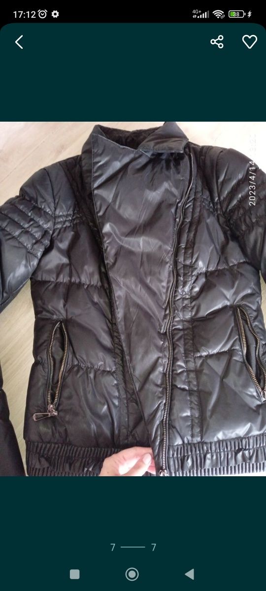 Куртка косуха женская с мехом р44-46