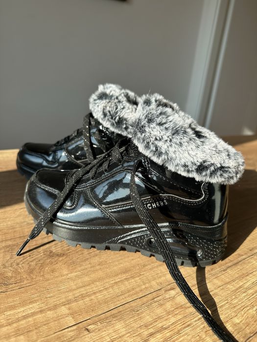 Skechers Дамски кецове, черни, размер 35