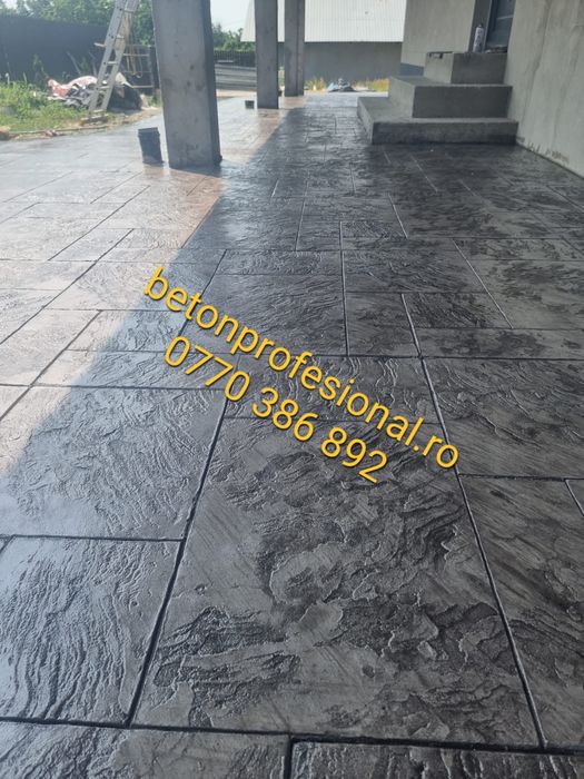 Beton amprentat.