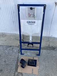 Rezervor WC Grohe incastrat, 3/6-6/9L + cadru + placa comanda