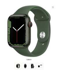 Smartwatch Apple Seria 7 45mm, GPS + Cellular, culoare verde, SIGILAT