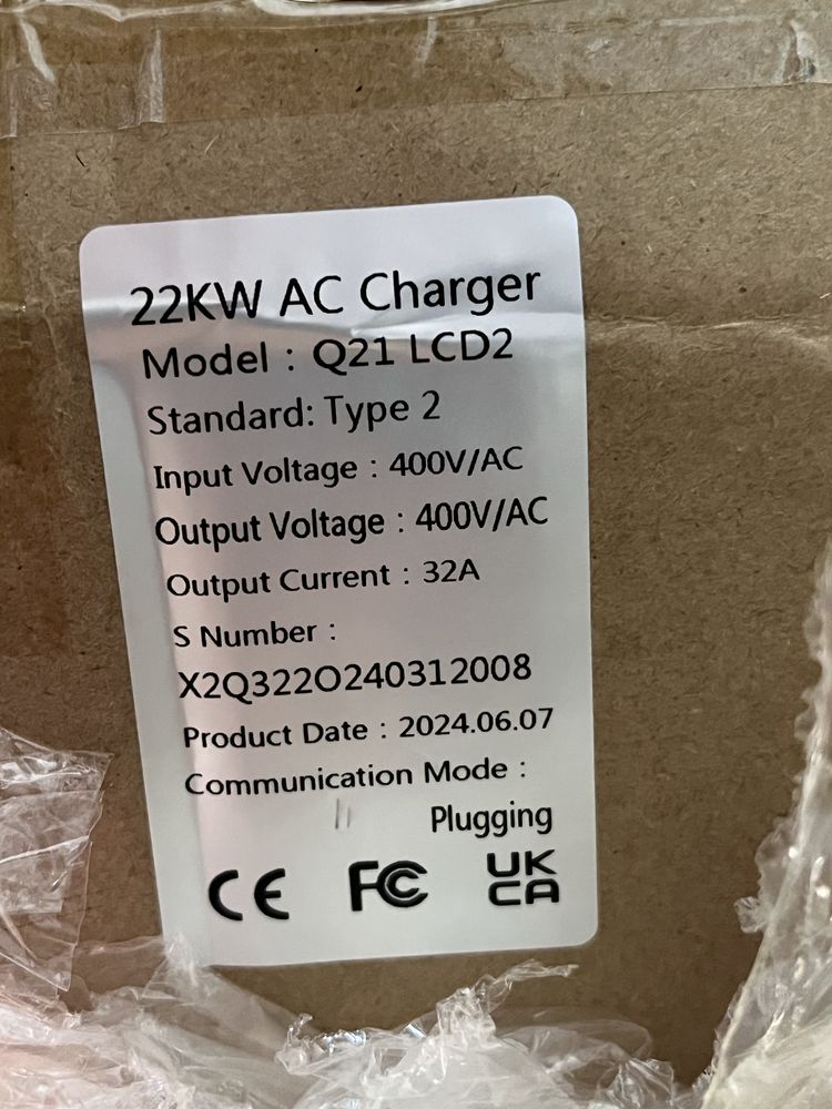 Зарядная станция для электромобиля Type 2 - 22 kw zeekr mersedes tesla