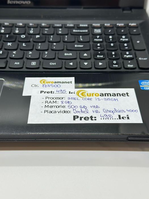 Laptop Lenovo IdeaPad G500, Intel Core i3-3110M 2.40GHz, 8 GB -A-