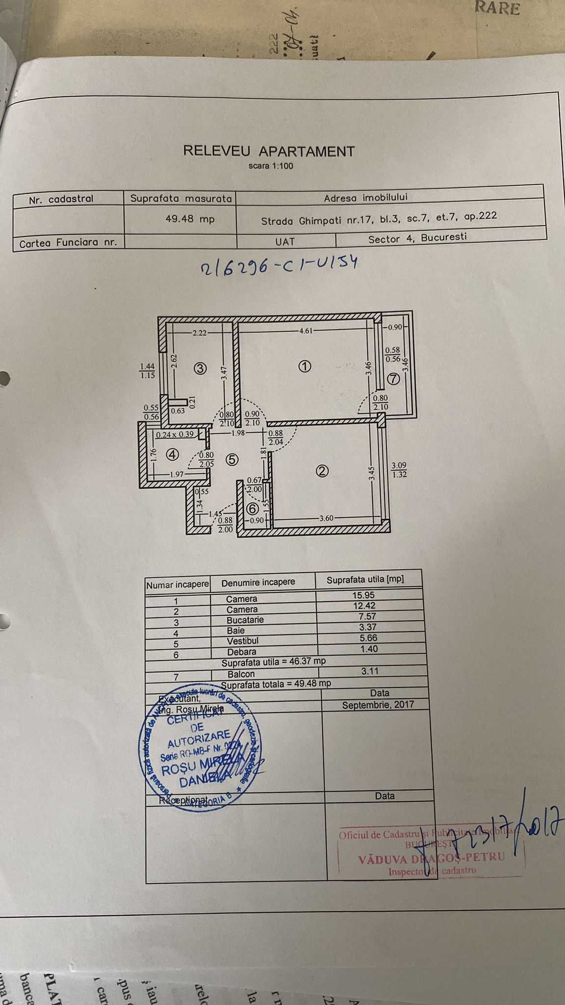 Apartament 2 camere Piata Progresul