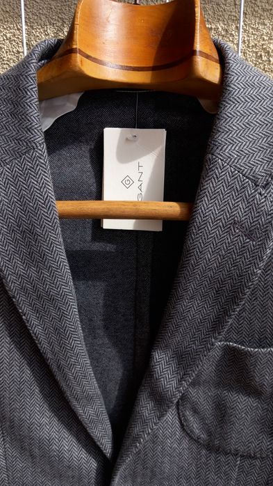 Ново Gant Herringbone мъжко сако/блейзър М/48
