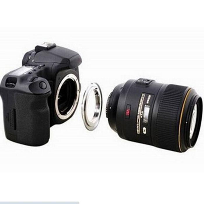 Адаптер для объективов Nikon на камеру Canon