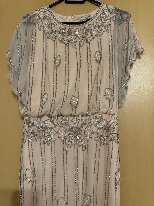 Rochie lunga eleganta Lace & Beads marime XS