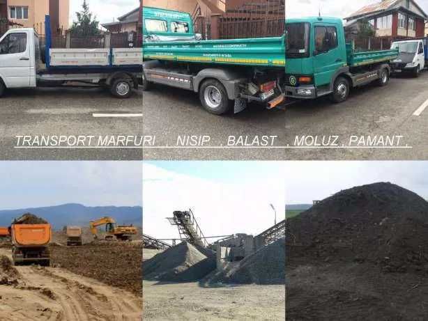 Calcar griblura asfalt balastru nisip pamant umplutura granit beton B.