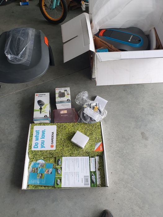 robot de tuns gazon/gardena smart sileno city 500 + robinet sm