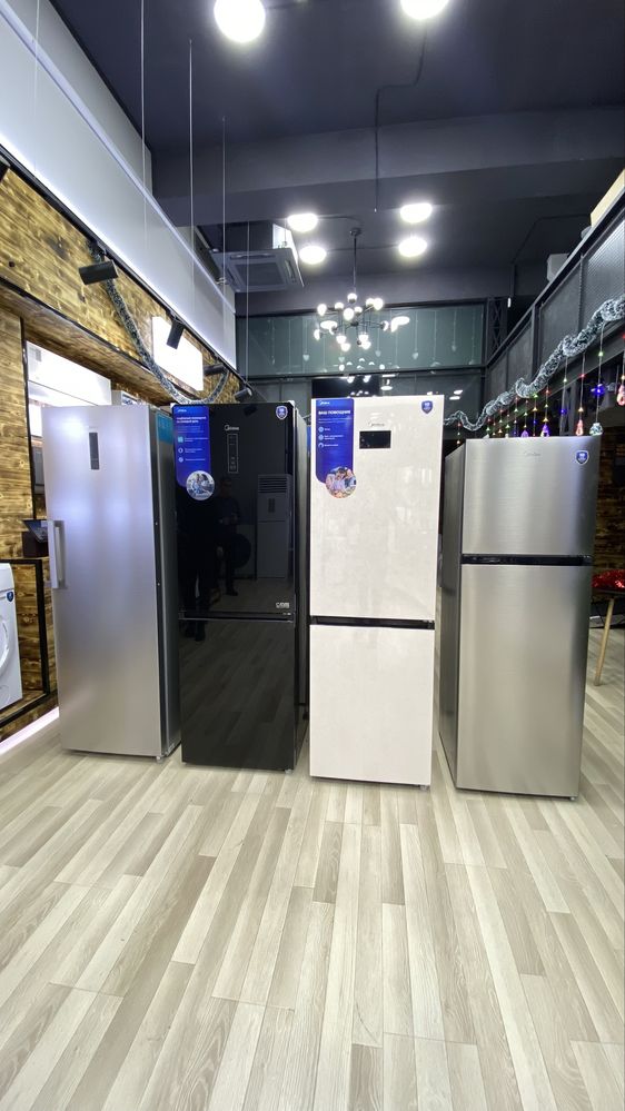 Шикарный холодильник MIDEA MDRM691MIE46 (стальной) на 530 л / Доставка