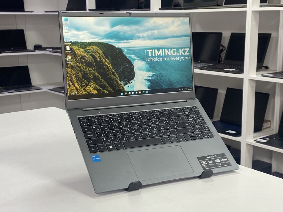 Офисный ноутбук Acer Aspire Lite 15 - Celeron N4500/8GB/SSD 256GB/UHD