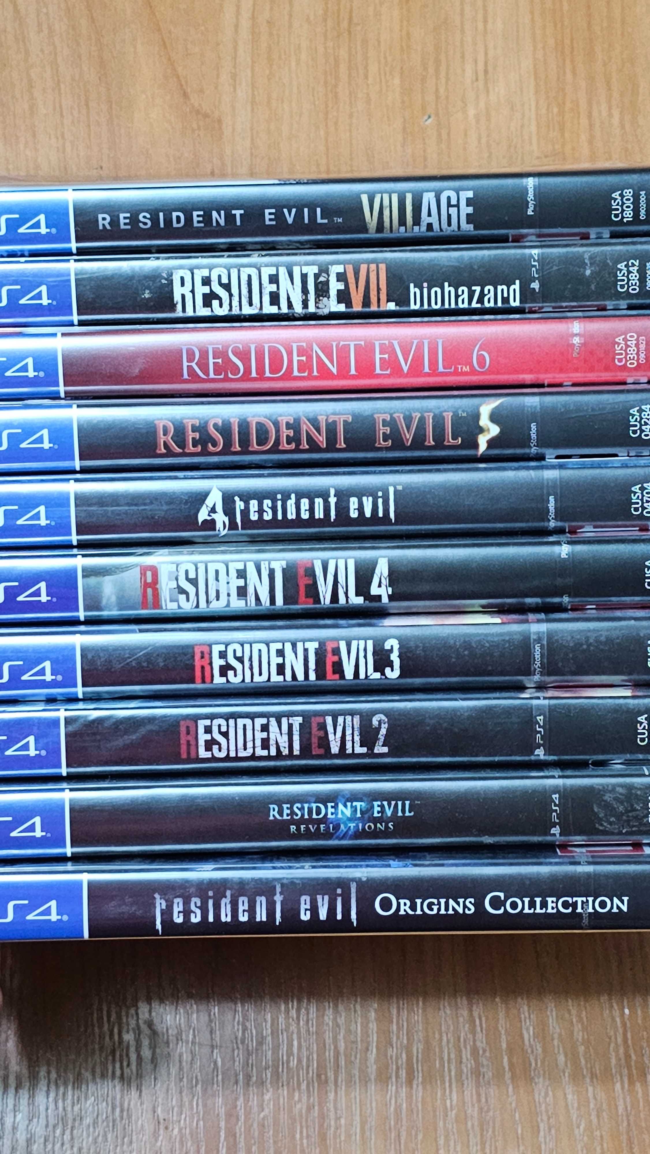 ДИСКИ PlayStaion 4 PS4 Resident Evil 2,3,4,4HD,5,6,7, 8Village Origins