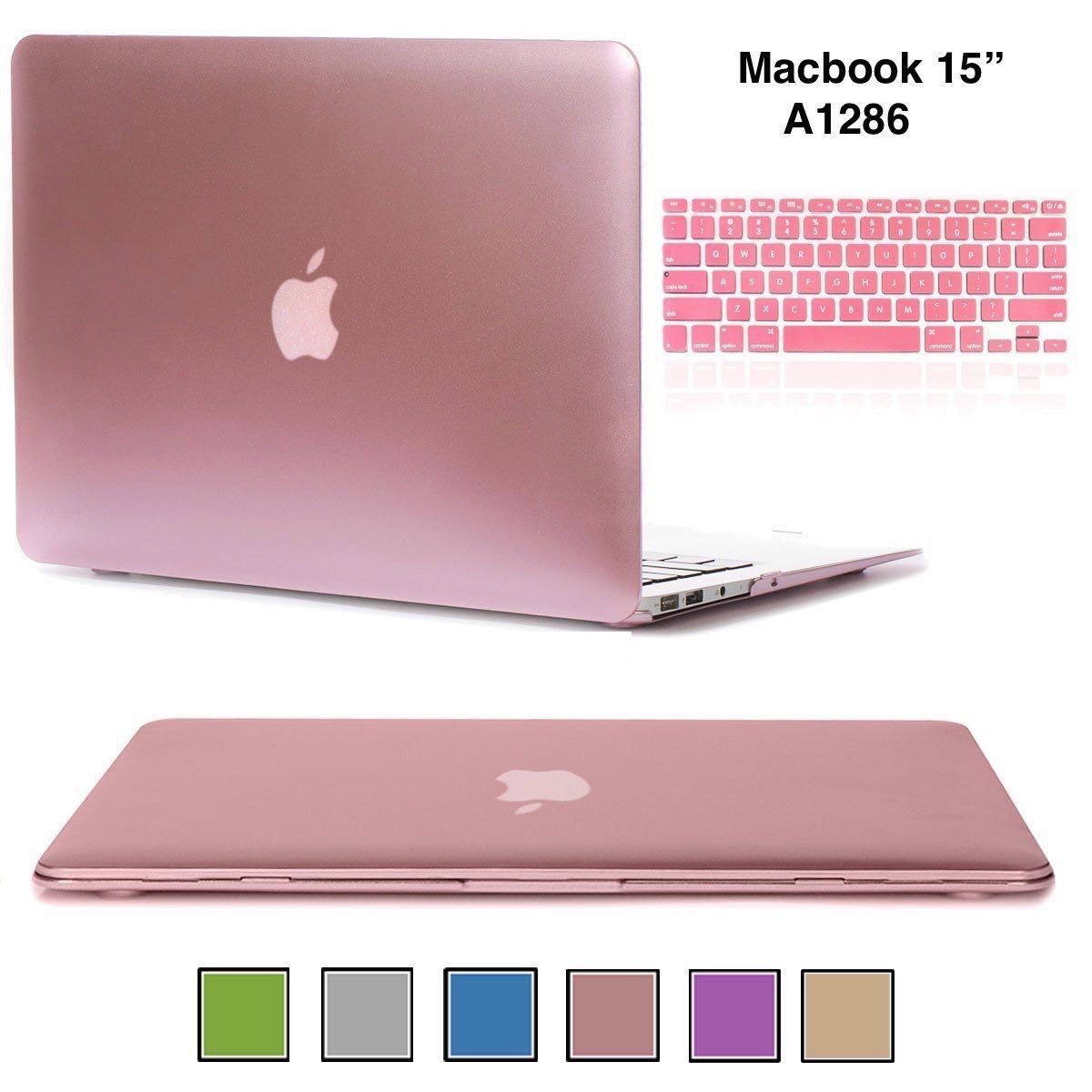 Carcasa Macbook Pro 15'' A1286 roz sidefat si mov 120 RON