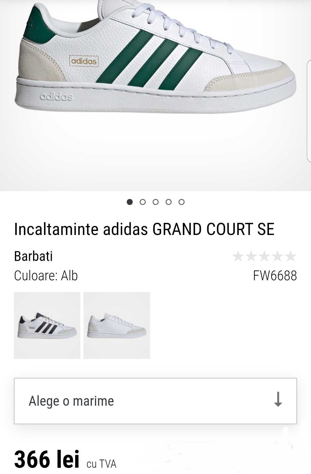 ADIDAS GRAND COURT, barbati, 42, noi