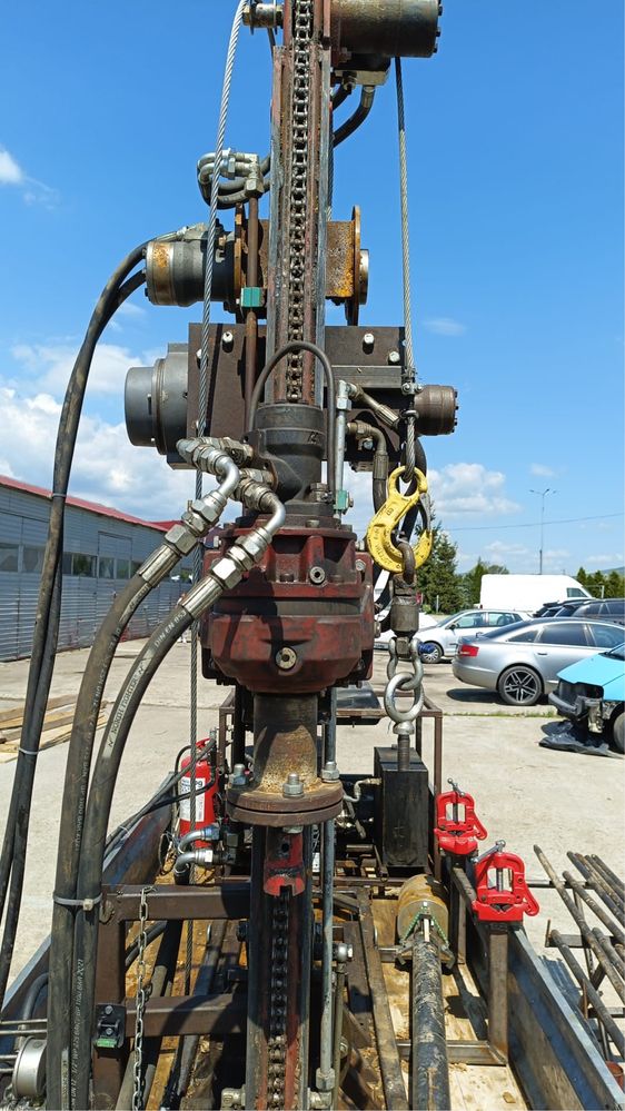 Instalatie de foraj uscat,pentru geotehnica