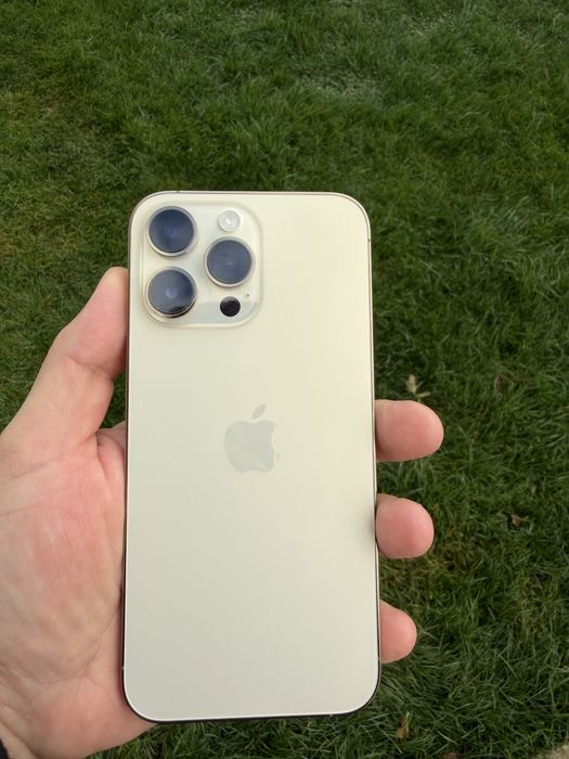Iphone 14 pro max gold  ca nou