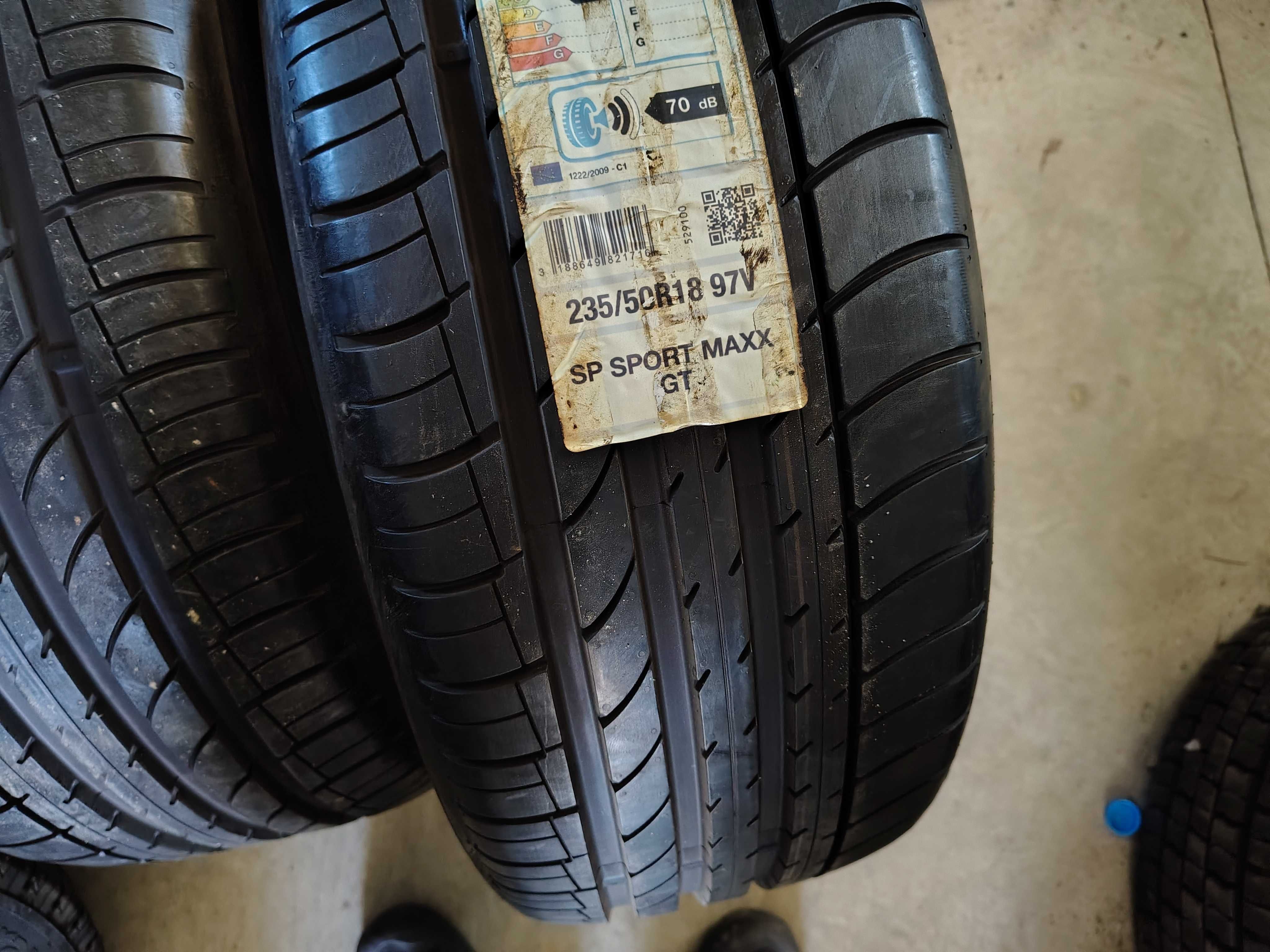 2бр.НОВИ летни гуми DUNLOP 235 50 18 DOT14 цена за брой
